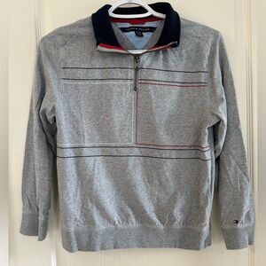 Tommy Hilfiger ¾ Zip Long Sleeve Shirt. Size Medium. Boys